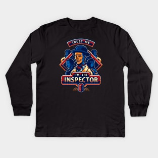 Community - Inspector Spacetime Kids Long Sleeve T-Shirt